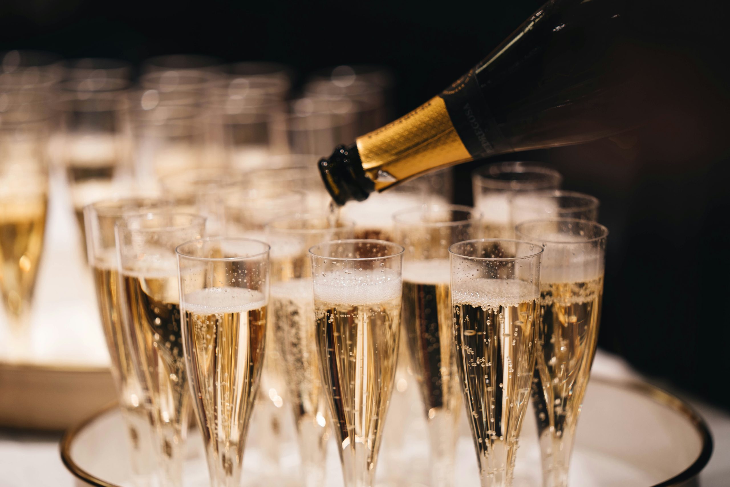 Champagne Celebration for new years eve party