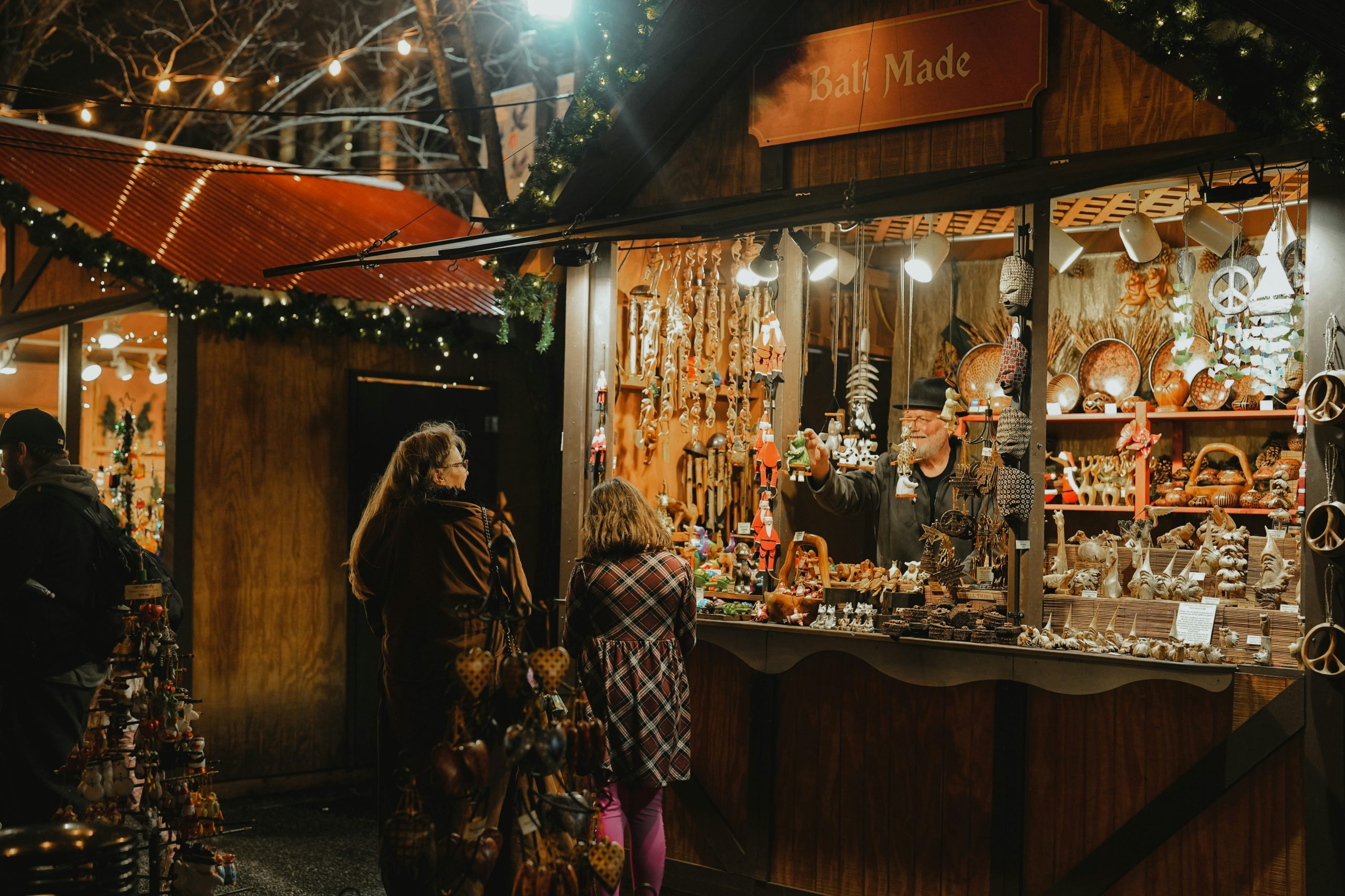 Christmas Market Stalls Clitheroe